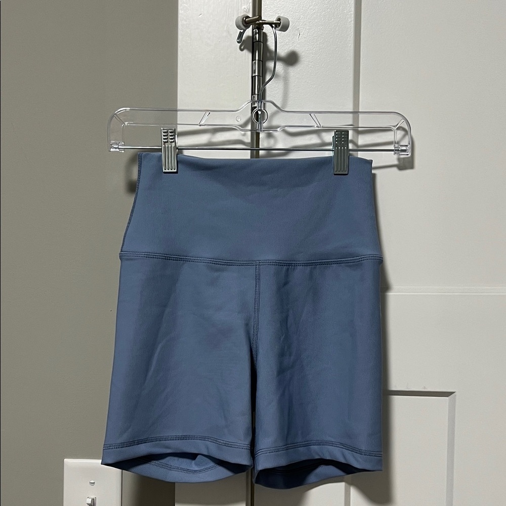 90 Degree By Reflex Women's Slate Blue Bike Shorts